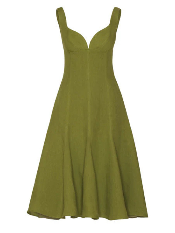 Mais Bonita Dress in Pistachio Green