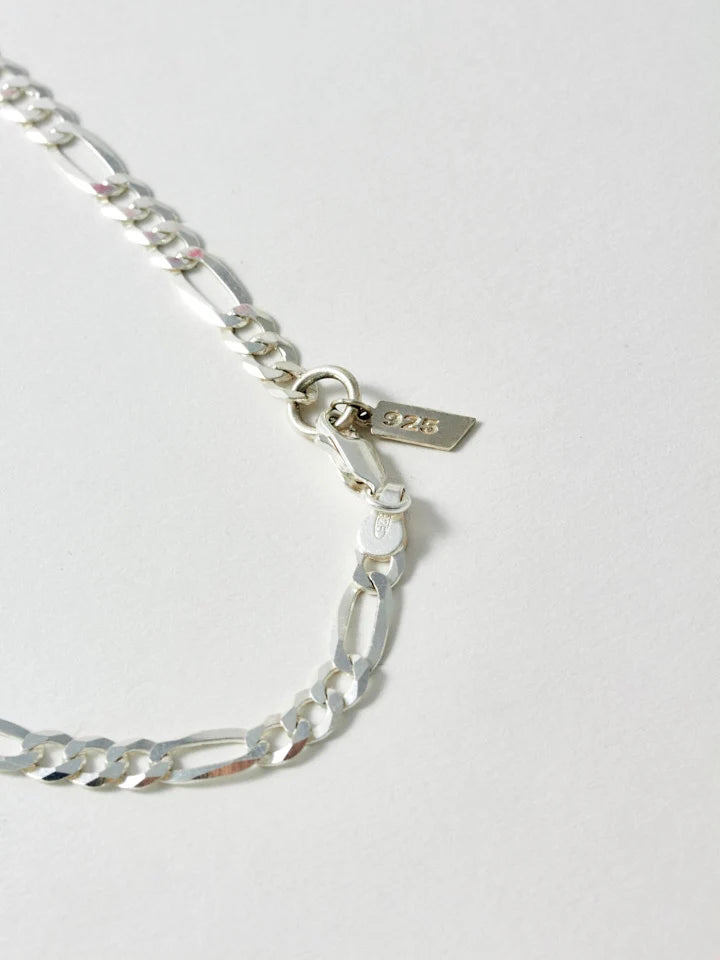 XL Figaro Chain in Silver