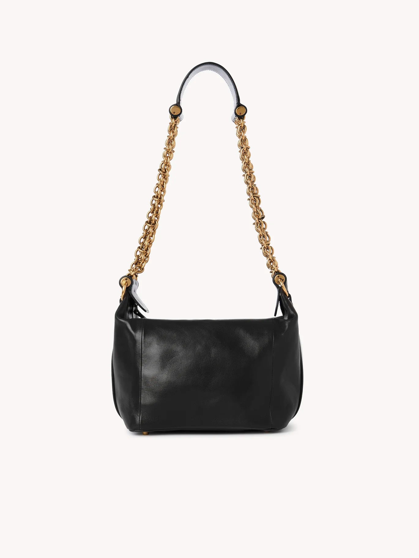 Camera Chain Shoulder Bag in Black