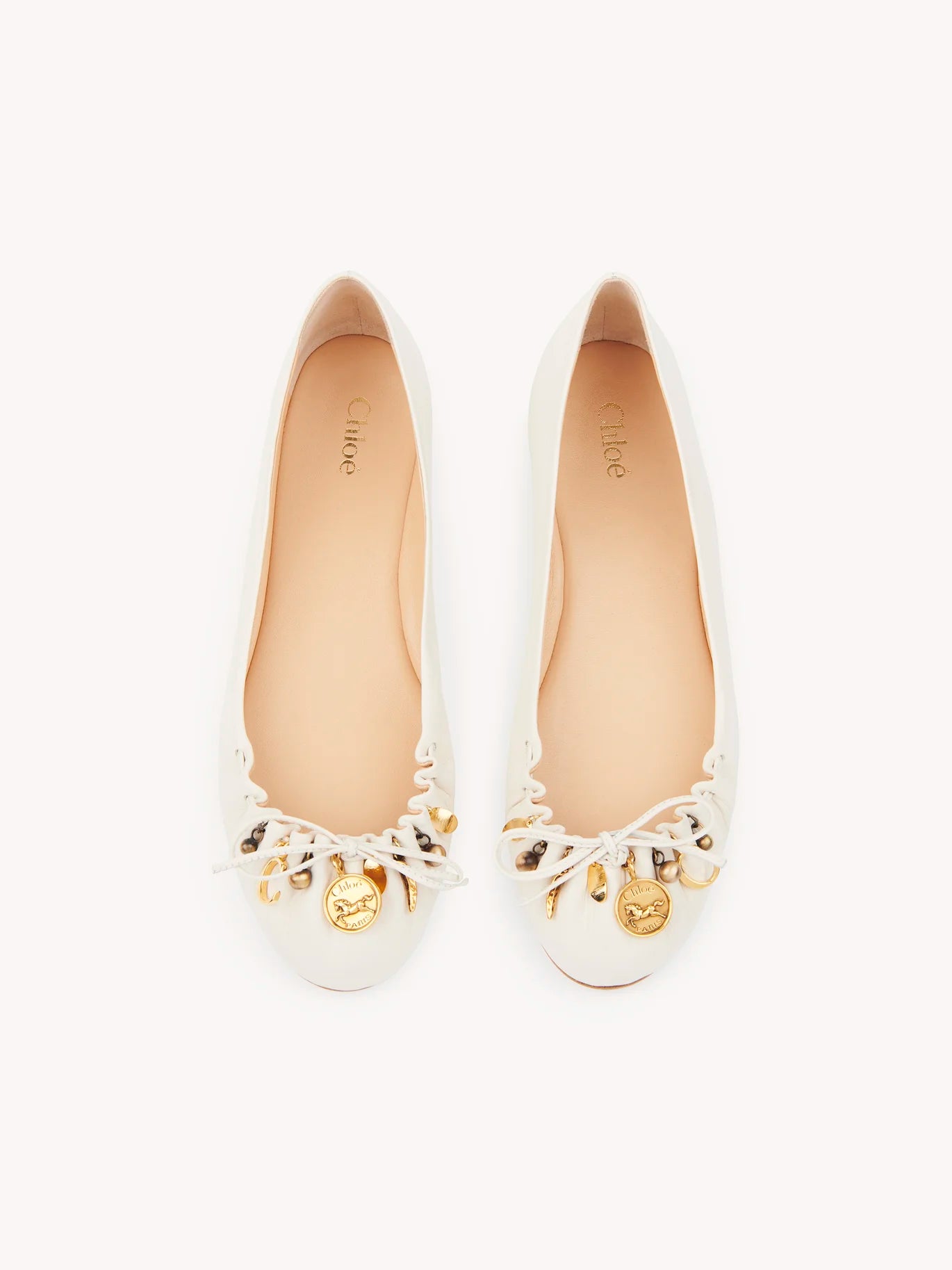 Charms Ballerina in Eggshell