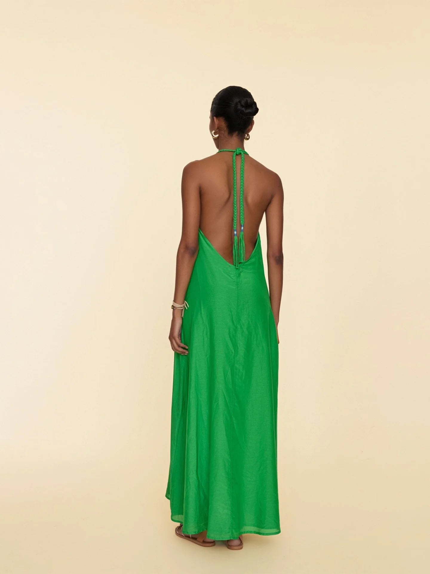 Drue Dress in Jade Gem